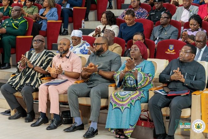 Dr Selase Agbeti (second from left) and other dignitaries at the event