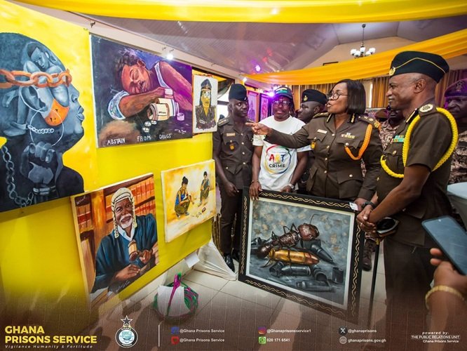 Prisons Service holds maiden art exhibition for inmates