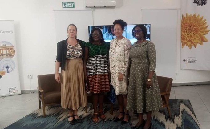Professor Addo with other dignitaries after the programme