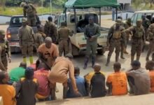 Some suspects arrested during the operation