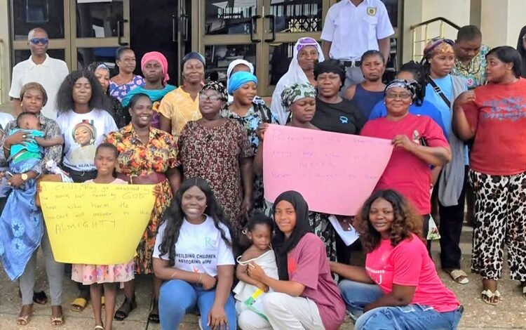 Ms Sambou (front row first from right) with participants at the programme