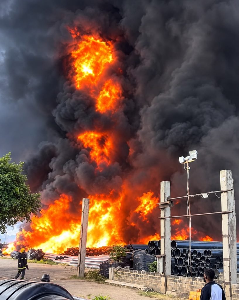North Industrial Area inferno Fire ravages Duraplast, Ashfoam; millions lost