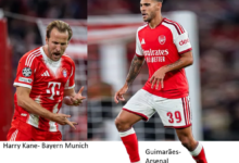 Harry Kane- Bayern Munich Bruno Guimarães-Arsenal