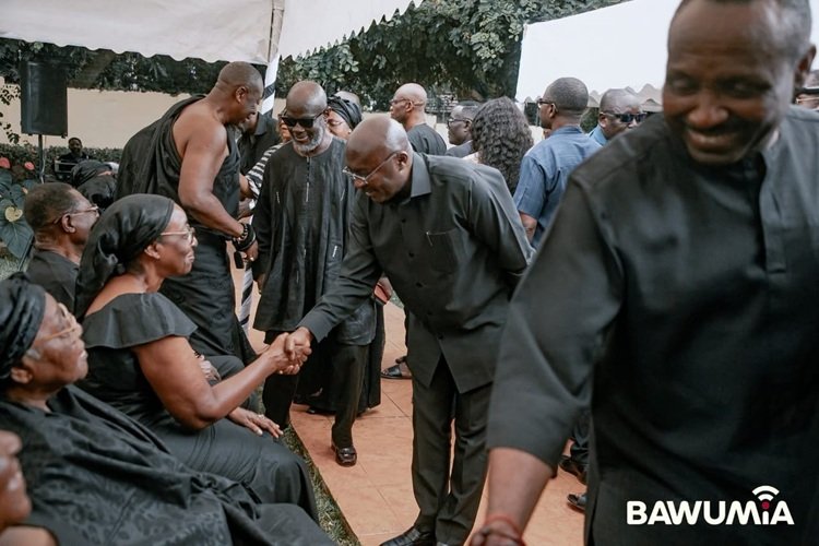 Bawumia leads NPP Executives to mourn late Chairman Odoi-Sykes