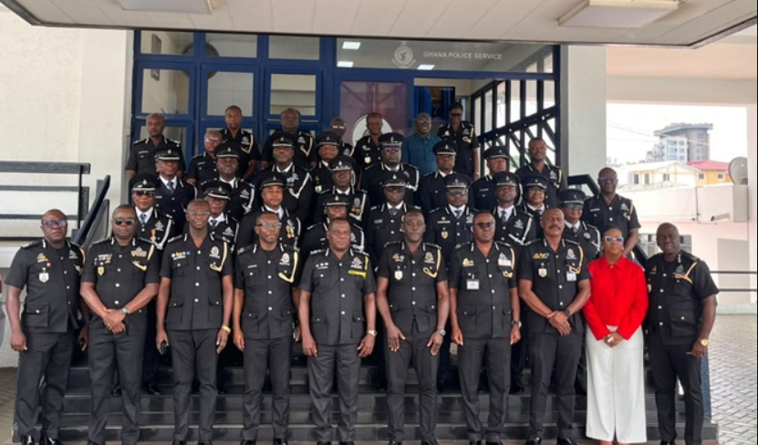 Mr Yohuno (fifth from left) with the promoted DCOP's